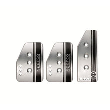 Load image into Gallery viewer, Sparco Settanta Pedal Set, Silver, Set of 3 (037879IT01)