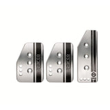 Sparco Settanta Pedal Set, Silver, Set of 3 (037879IT01)