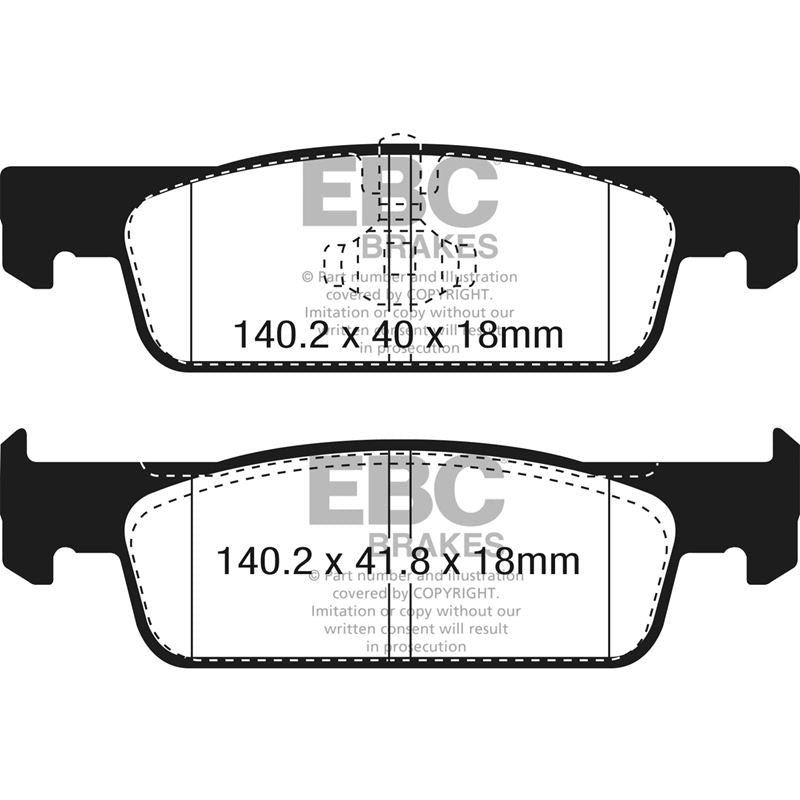 EBC Greenstuff 2000 Series Sport Brake Pads (DP22335)