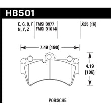 Load image into Gallery viewer, Hawk Performance Performance Ceramic Brake Pads (HB501Z.625)