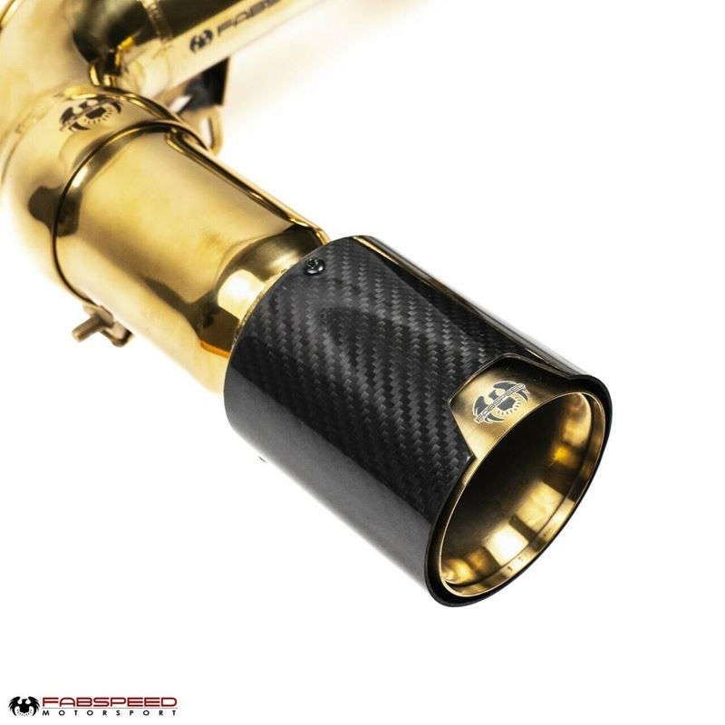 Fabspeed 720S Supreme Titanium X-Pipe Exhaust System (17+)(FS.MCL.720S.GLDTI.O)