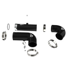 Load image into Gallery viewer, aFe BladeRunner 3 IN &amp; 3-1/2 IN Aluminum Hot and Cold Charge Pipe Kit Black for 2021-2021 Cadillac Escalade(46-20454-B)