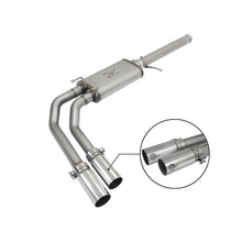 Load image into Gallery viewer, aFe Rebel Series 3 IN to 2-1/2 IN 409 Stainless Steel Cat-Back Exhaust w/ Polish Tip (49-44062-P)