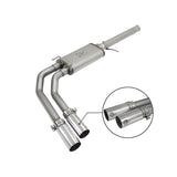 aFe Rebel Series 3 IN to 2-1/2 IN 409 Stainless Steel Cat-Back Exhaust w/ Polish Tip (49-44062-P)