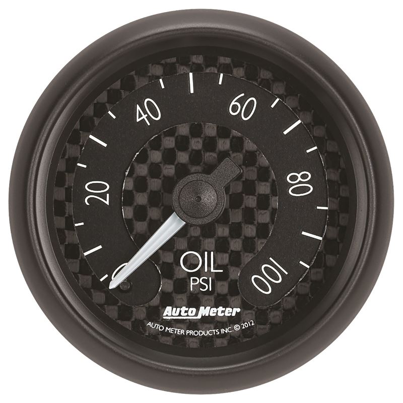 AutoMeter GT Series 52mm Mechanical 0-100 psi Oil Pressure Gauge (8021)