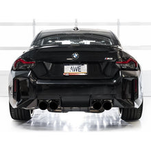 Load image into Gallery viewer, AWE Tuning SwitchPath Edition Exhaust Diamond Black Tips for 23-24 BMW G87 M2 (3025-43487)