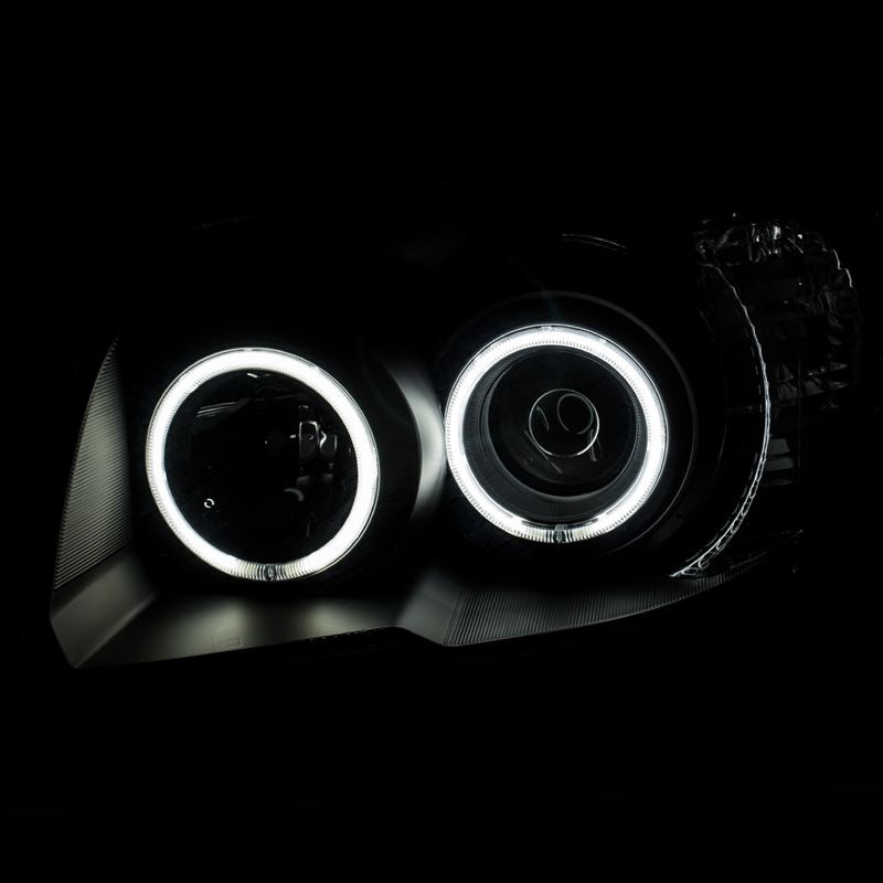 ANZO USA 2006-2009 Toyota 4Runner Projector Headlights w/ Halo Black (111320)