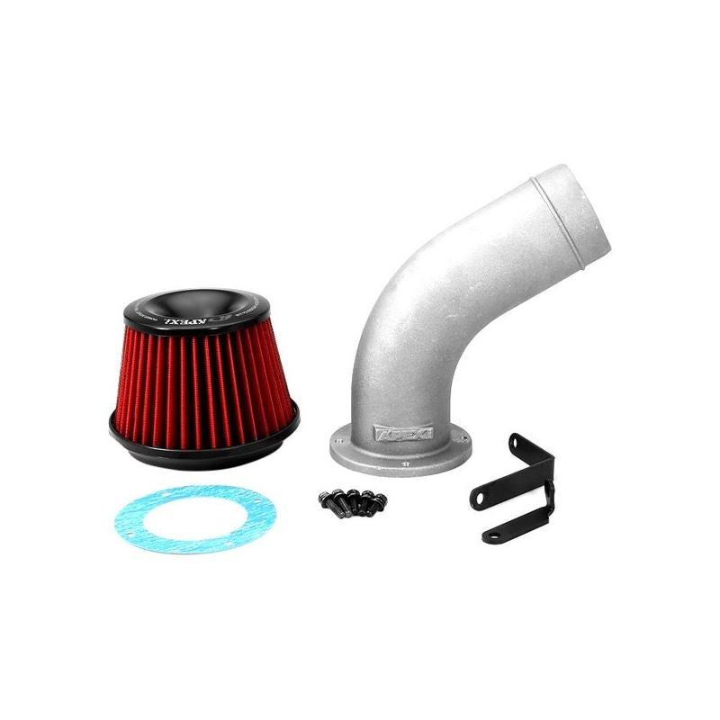 APEXiÂ® Power Metal Polished Short Ram Air Intake System with Red Filter (508-H002)