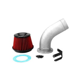 APEXi® Power Metal Polished Short Ram Air Intake System with Red Filter (508-H002)