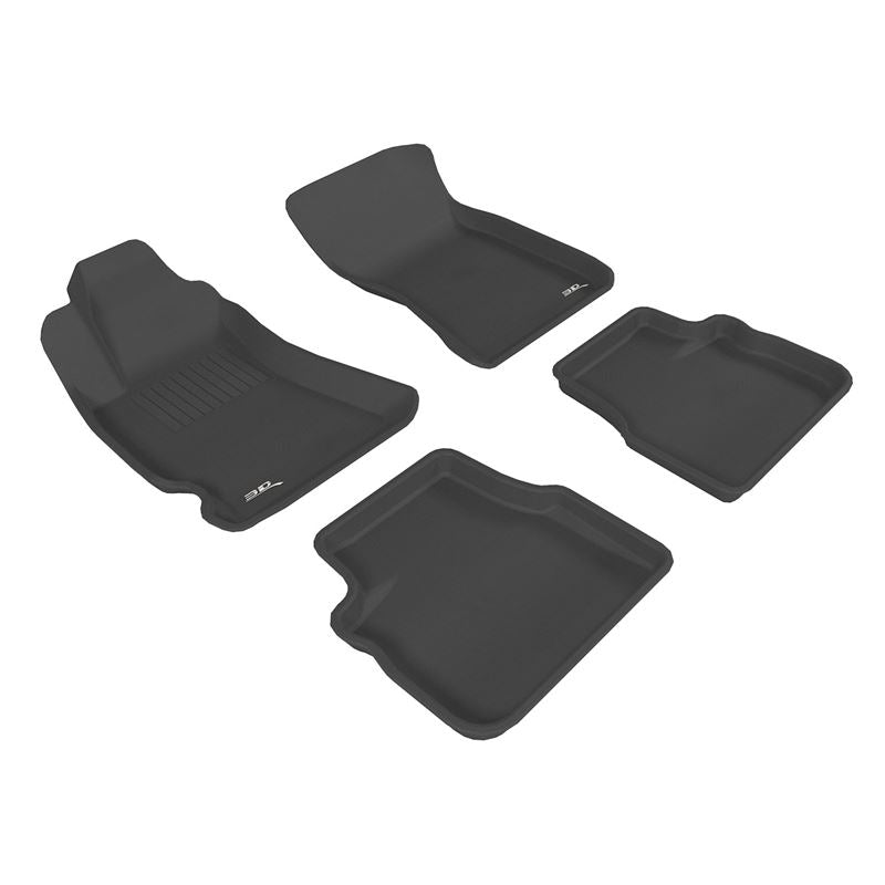 3D Maxpider KAGU Floor Mat, BLACK, 1ST ROW/2ND ROW (L1SB00301509)