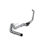 MBRP Exhaust 4in. Turbo Back Single Side Off-Road-no muffler (S6212PLM)