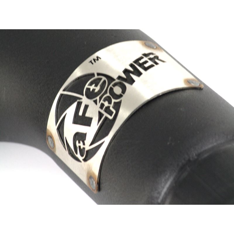 aFe BladeRunner 3-1/2 IN Aluminum Cold Charge Pipe Black (46-20089)