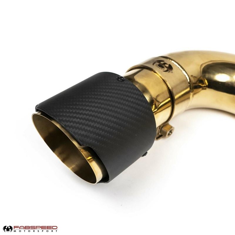 Fabspeed 570S Supreme Titanium X-Pipe Exhaust System (15+) (FS.MCL.570S.GLDTI.OPO)