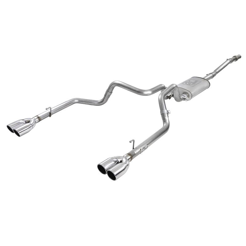 aFe Vulcan Series 304 Stainless Steel Cat-Back Exhaust System w/ Polished Tip (49-34104-P)