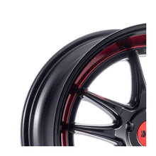 Load image into Gallery viewer, F1R F102 18x8.5 - Gloss Black/ Red Lip Wheel