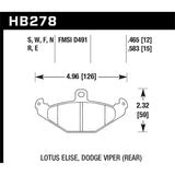 Hawk Performance HT-10 Brake Pads (HB278S.465)