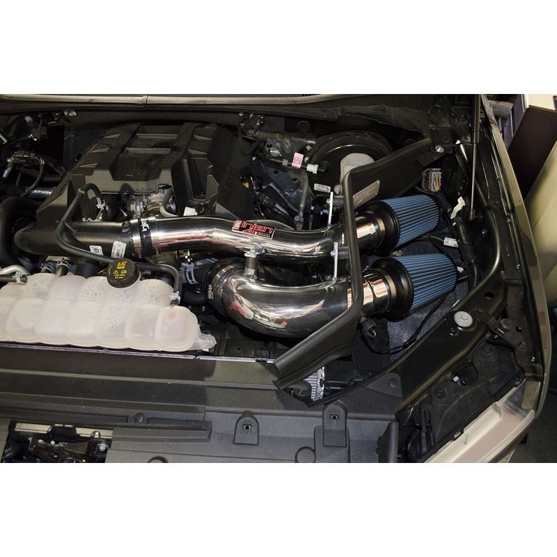 Injen 2015 Ford F-150 V6 2.7L/3.5L EcoBoost Wrinkle Black Short Ram Intake (PF9015WB)