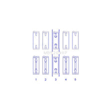 Load image into Gallery viewer, King Engine Bearings Main Bearing Set for 2001-2005 Dodge Stratus (MB5209XP STDX)