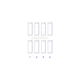 King Engine Bearings Connecting Rod Bearing Set for 2011-2022 Kia Sportage (CR4634XP0.5)