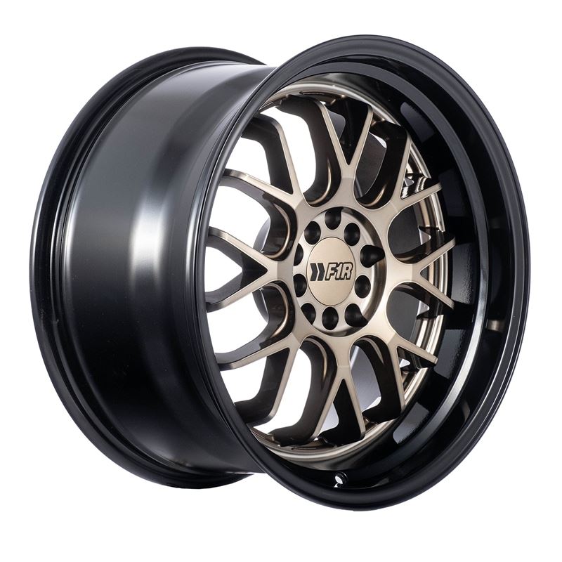 F1R F21 18x8.5 - Bronze / Black Lip Wheel