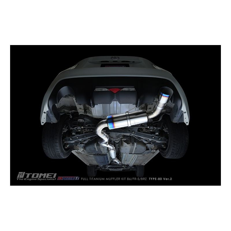 TOMEI FULL TITANIUM MUFFLER KIT EXPREM Ti GR86/BRZ TYPE-80 Ver.2 (TB6090-SB05A)