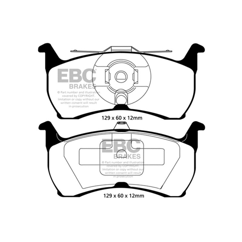 EBC Redstuff Ceramic Low Dust Brake Pads (DP31504C)