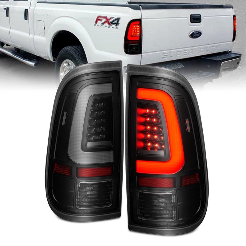 ANZO USA LED Tail Light Assembly for 2008-2016 Ford F-250 Super Duty (311379)