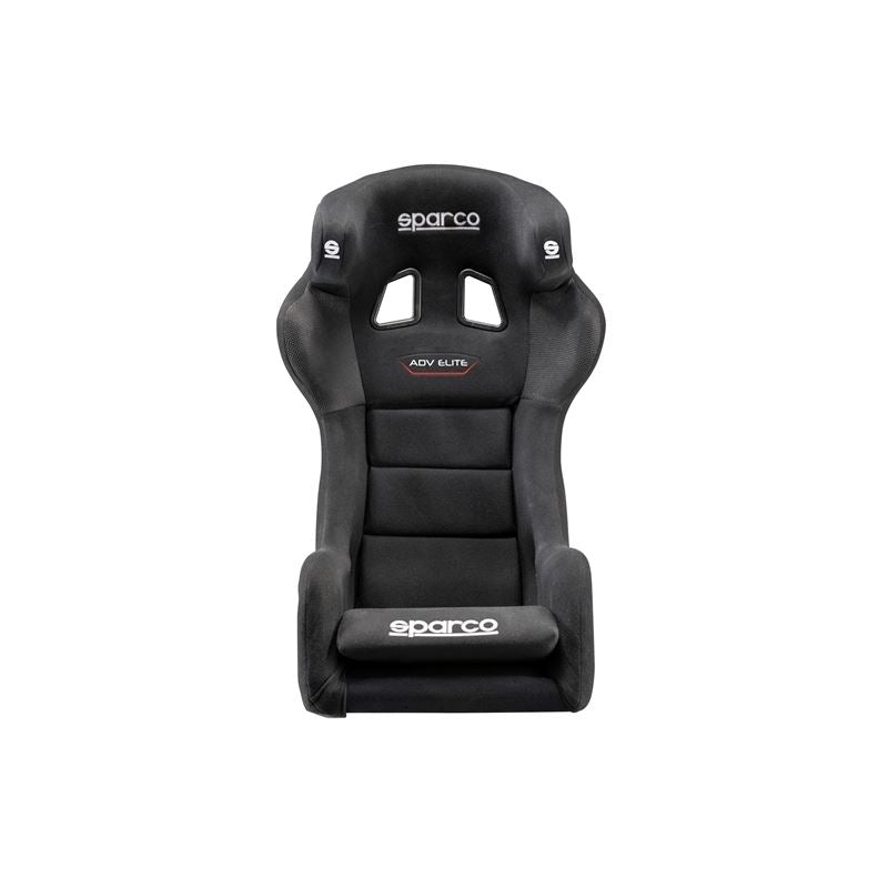 Sparco ADV Elite Racing Seats, Black/Black Cloth with Black Stitch (00849ZNR)