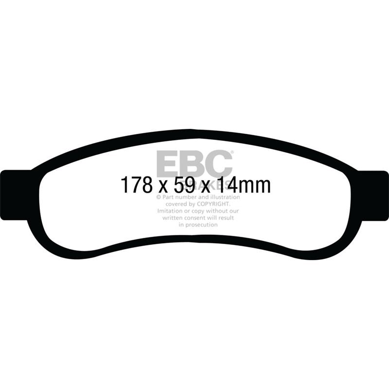 EBC Yellowstuff Street And Track Brake Pads (DP41893R)