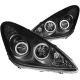 ANZO USA 2002-2003 Lexus Es300 Projector Headlights w/ Halo Black (121232)