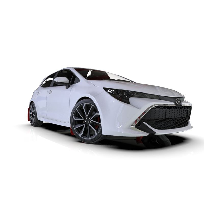 Rally Armor Black Mud Flap/Silver Logo for 2019-2021 Toyota Corolla (MF67-UR-BLK/SIL)