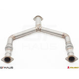 GTHAUS Front Y-Pipe Collector Section Titanium for 2009-2019 Nissan 370Z(NI0204005)