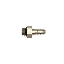 Load image into Gallery viewer, Deatschwerks 6AN ORB Male to 5/16-inch Male Triple Barb Fitting (incl O-Ring) (6-02-0502)