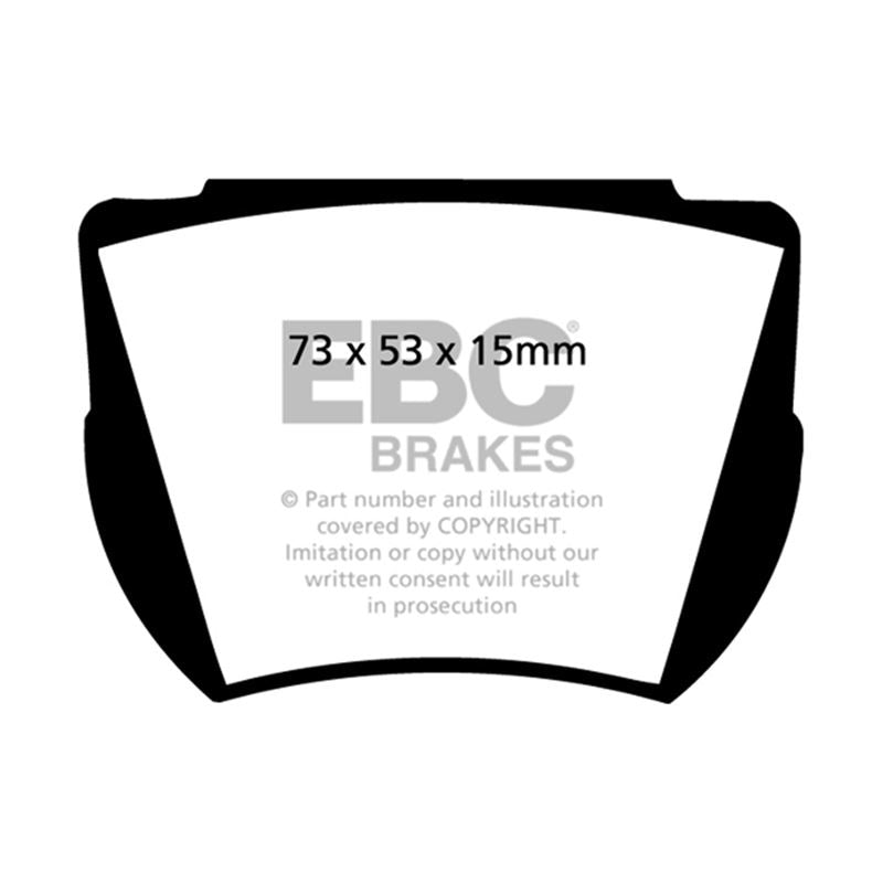 EBC Greenstuff 2000 Series Sport Brake Pads (DP2141)