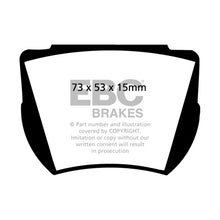 Load image into Gallery viewer, EBC Greenstuff 2000 Series Sport Brake Pads (DP2141)