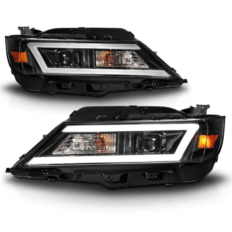 ANZO USA Square Projector LED Bar Headlights w/ Black Housing for 14-20 Chevrolet Impala (121574)