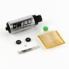 Load image into Gallery viewer, Deatschwerks DW100 series, 165lph in-tank fuel pump w/ install kit (9-101S-1004)