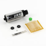 Deatschwerks DW100 series, 165lph in-tank fuel pump w/ install kit (9-101S-1004)