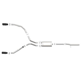 aFe Apollo GT Series 3 IN 409 Stainless Steel Cat-Back Exhaust System w/ Black Tip (49-44111-B)