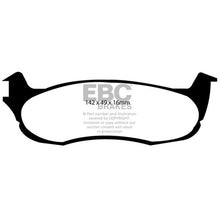 Load image into Gallery viewer, EBC Yellowstuff Street And Track Brake Pads (DP41633R)