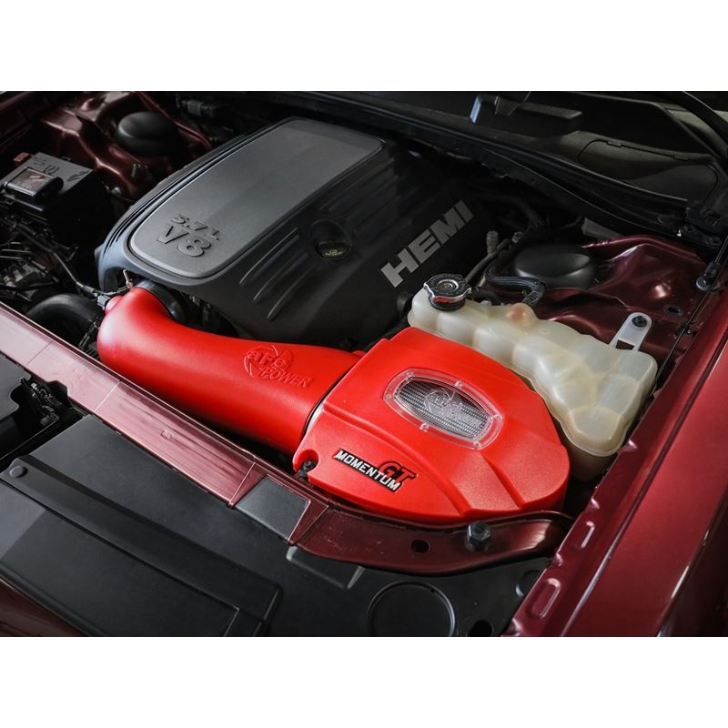 aFe Momentum GT Pro Dry S Stage-2 Intake System 11-15 Dodge Challenger / Charger R/T 5.7L HEMI - Red (51-72202-R)