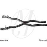 GTHAUS Cat-Back Mid Pipe (SR) Section 2 (LWB version only) Stainless for 2009-2015 BMW 750Li(BM1803001)