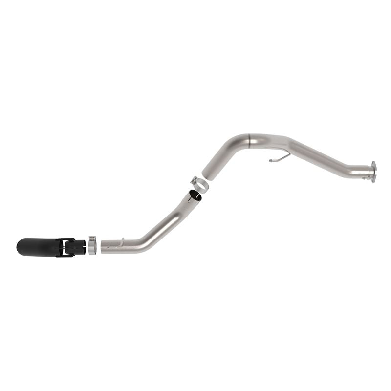 aFe Vulcan Series 3 IN 304 Stainless DPF-Back Hi-Tuck Exhaust System w/ Black Tip for 2021-2021 Jeep Gladiator(49-38094-B)