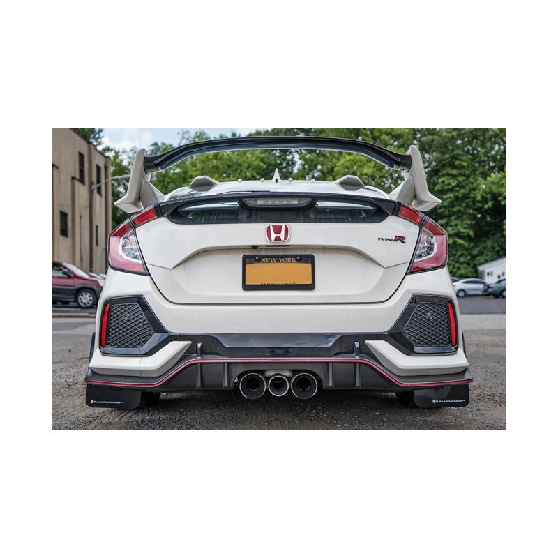 Rally Armor Black Mud Flap/Altered Font Teal Logo for 2017-2020 Honda Civic Type R (MF47-UR-BLK/TL-X)