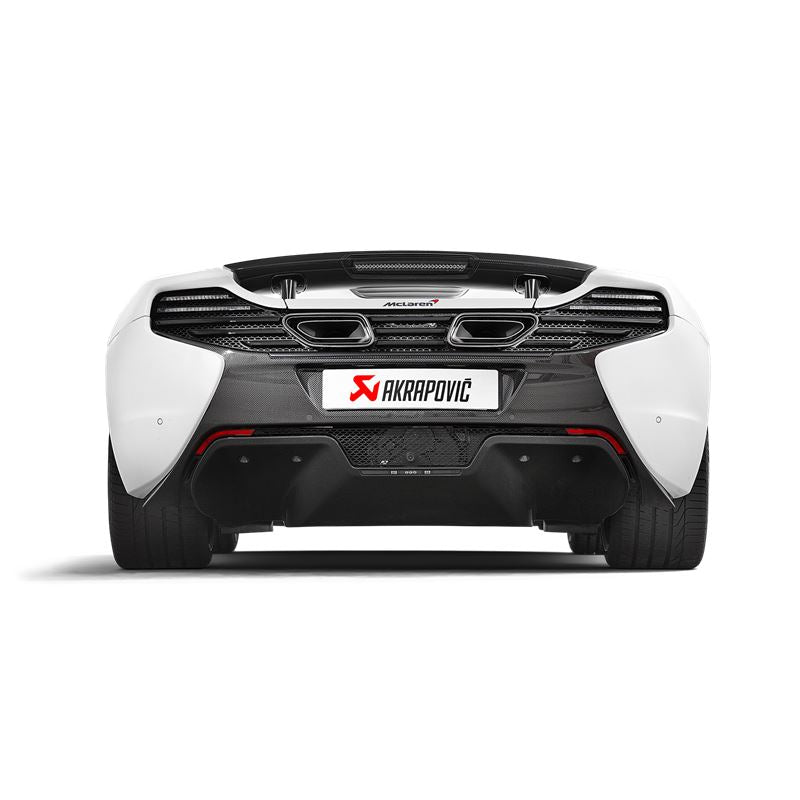 Akrapovic 14-17 McLaren 650S/650S Spyder Slip-On Line (Titanium) w/ Carbon Tips (S-MC/TI/2)