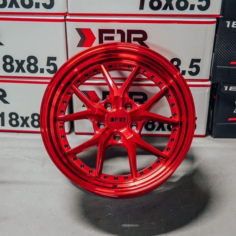 F1R F105 18x8.5 - Candy Red Wheel