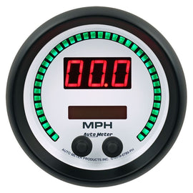 AutoMeter 85.7mm White Switchable 260 MPH / 260 KM/H Speedometer Phantom Elite Digital Gauge (6789-PH)