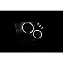 Load image into Gallery viewer, ANZO USA 2005-2009 Ford Mustang Projector Headlights w/ Halo Black (121166)