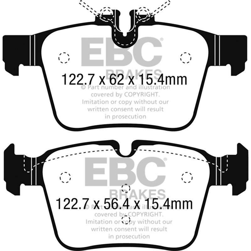 EBC Redstuff Ceramic Low Dust Brake Pads (DP32215C)