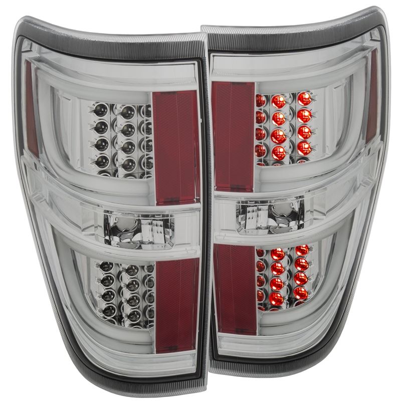 ANZO USA 2009-2013 Ford F-150 LED Taillights Chrome (311259)